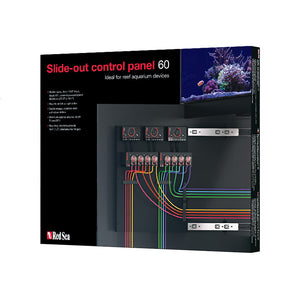 Slide-out control panel 60